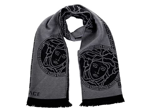 versace silberkopf|versace wool scarf.